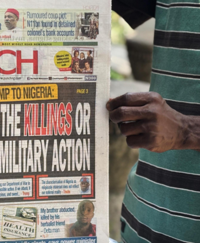 Trump amenaza con enviar al ejército estadounidense "con todas las armas de alto calibre" a Nigeria para detener la masacre de cristianos